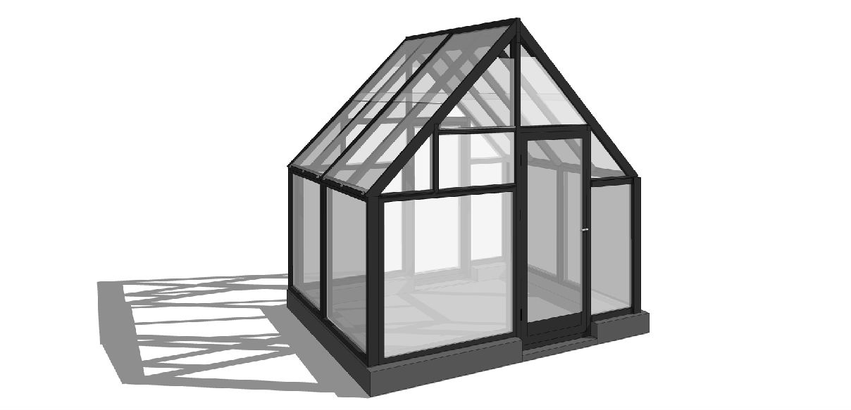温室(11) 玻璃棚 阳光房 种植棚 菜园 种植园 蔬菜棚 玻璃房 钢结构