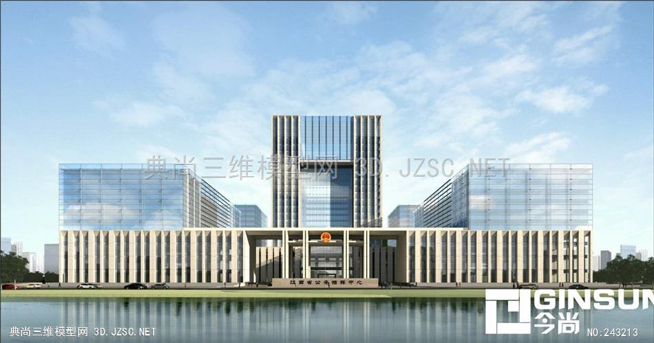 201202019-一所-陆工-南昌公安部指挥楼-6 建筑素材模型篇 建筑max