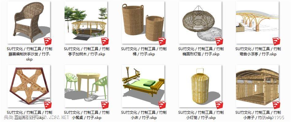 su竹子文化/竹家具/竹艺饰品/植物竹子/竹制床/竹制了望台/竹制床