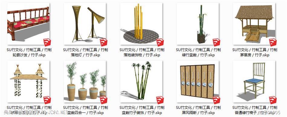 su竹子文化/竹家具/竹艺饰品/植物竹子/竹制床/竹制了望台/竹制床