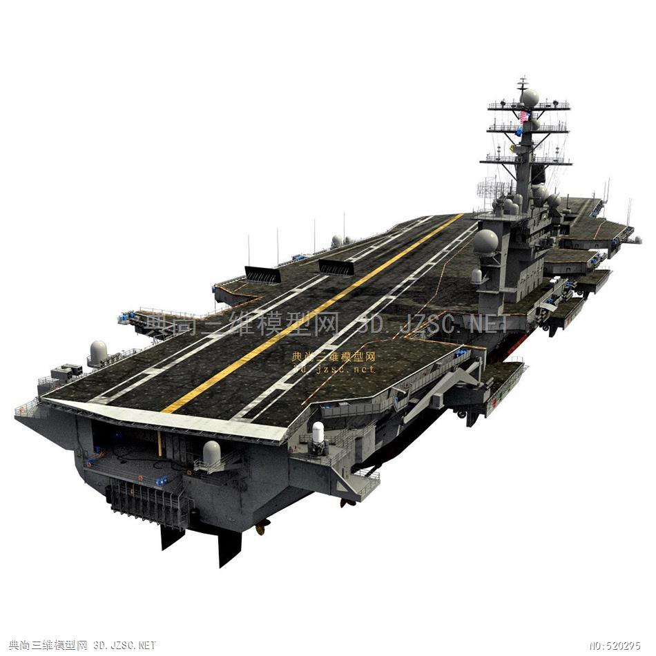 turbosquid - uss john c stennis cvn-74[航母模型]航空母舰艇 三维