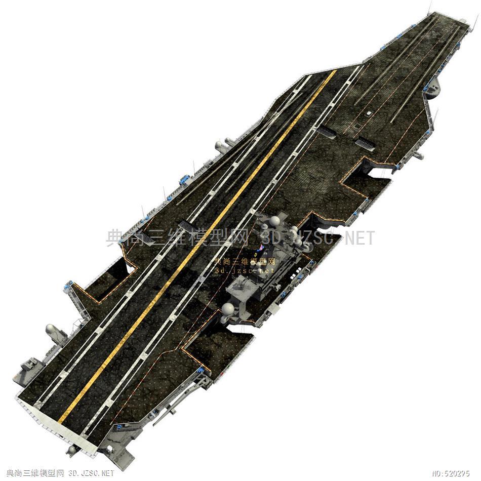 turbosquid - uss john c stennis cvn-74[航母模型]航空母舰艇 三维