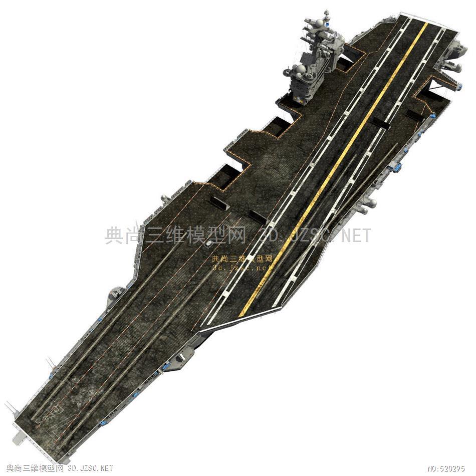 turbosquid - uss john c stennis cvn-74[航母模型]航空母舰艇 三维