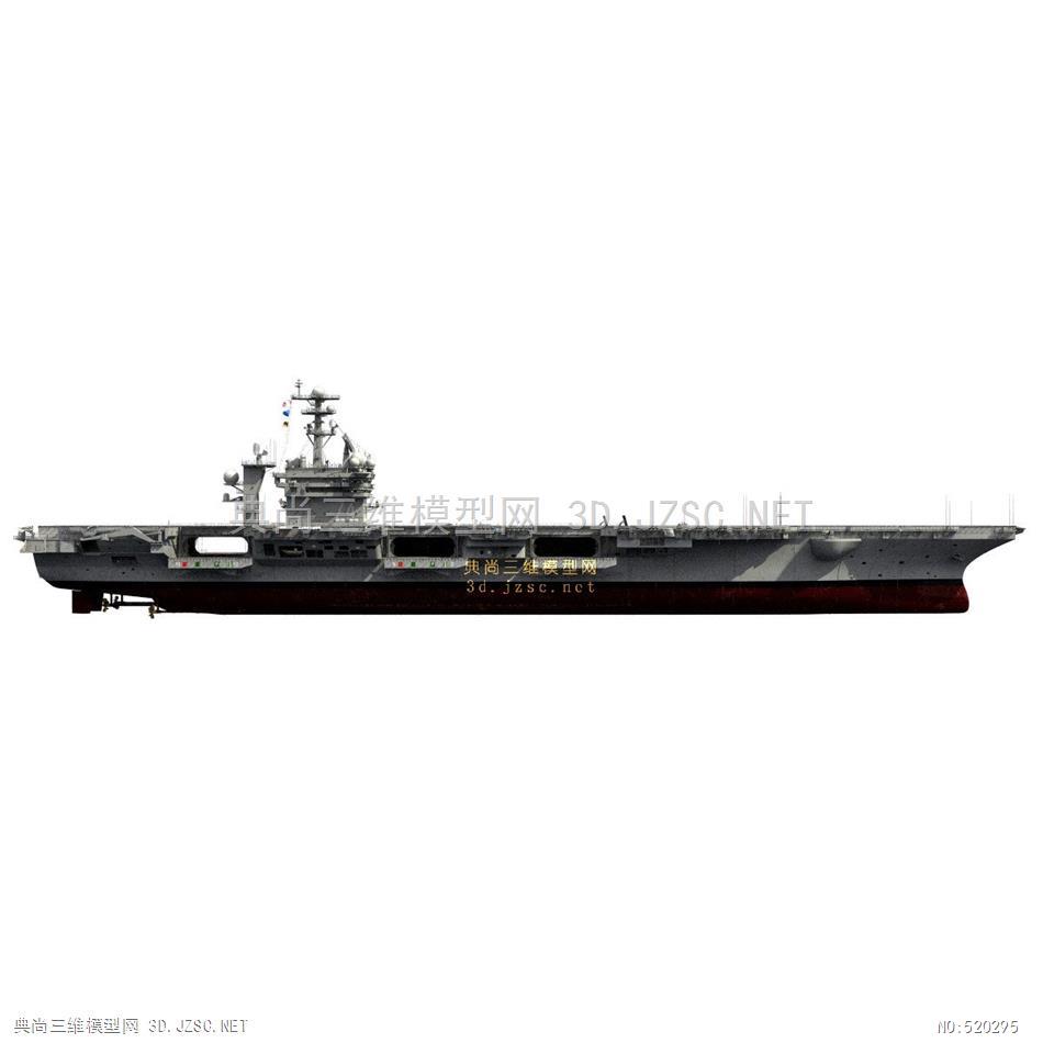 turbosquid - uss john c stennis cvn-74[航母模型]航空母舰艇 三维