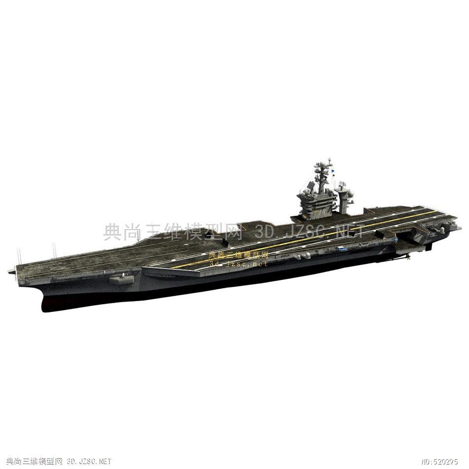 turbosquid - uss john c stennis cvn-74[航母模型]航空母舰艇 三维