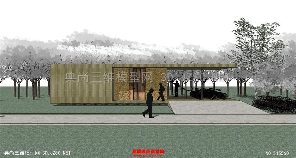 su-47-厕所公共卫生间-sketchup草图大师分类素材su模型 景观小品模型