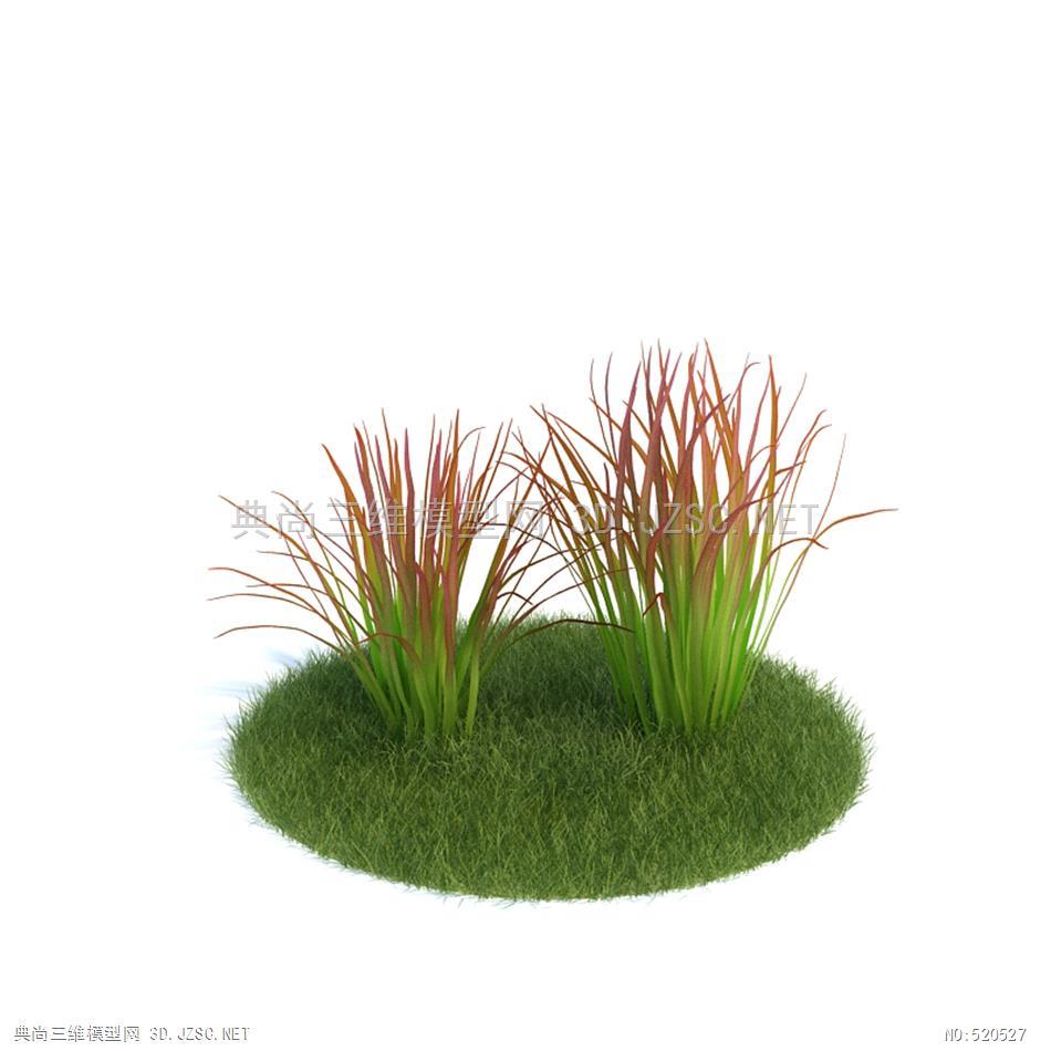 61[室外植物 树 灌木丛 3d模型]mxs3dmax模型