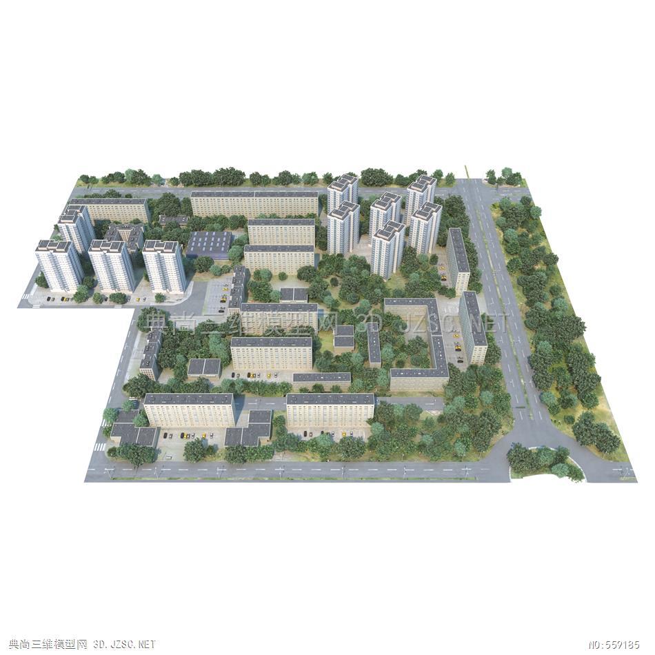 设计效果图 鸟瞰图 地毯 数据采集卡max城市模型am131_city_002_xref