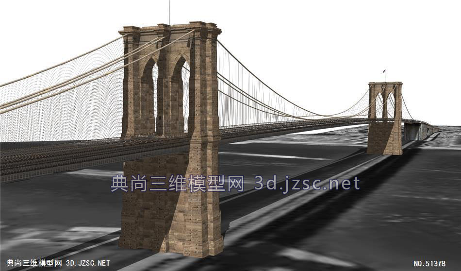 brooklynbridge3d模型su模型