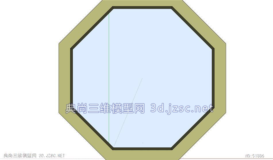 octagon景窗 典尚三维模型网