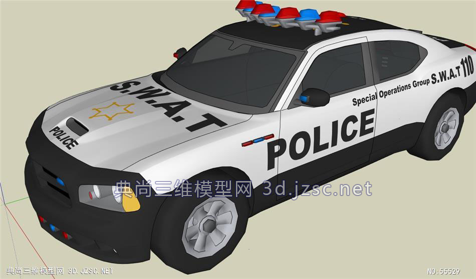 特殊专用车辆policeswat一般用车3d模型susu模型 特种