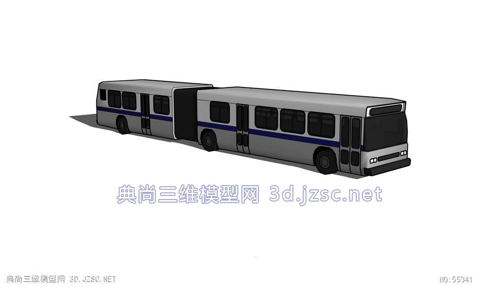 客车commercialbuscityarticulated客车巴士3d模型susu模型