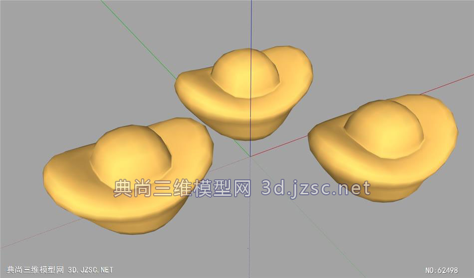 金元宝su模型 su建筑三维模型免费下载su模型