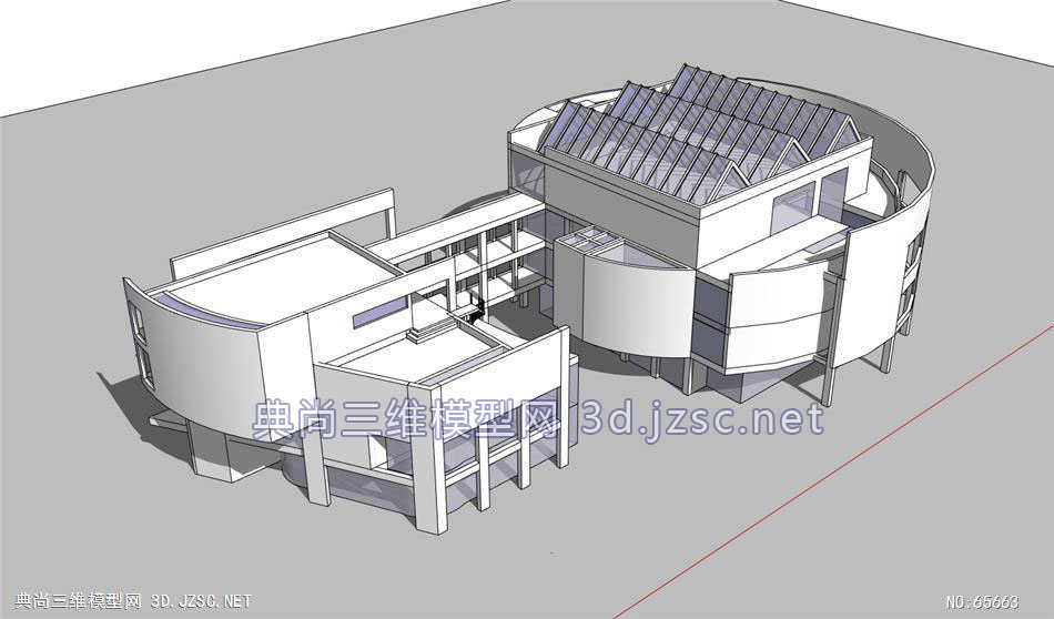 乌尔姆展览馆su模型