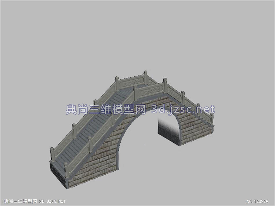 全部素材 建筑规划模型 桥梁模型  桥梁模型实体模型3dmax石拱桥5 0