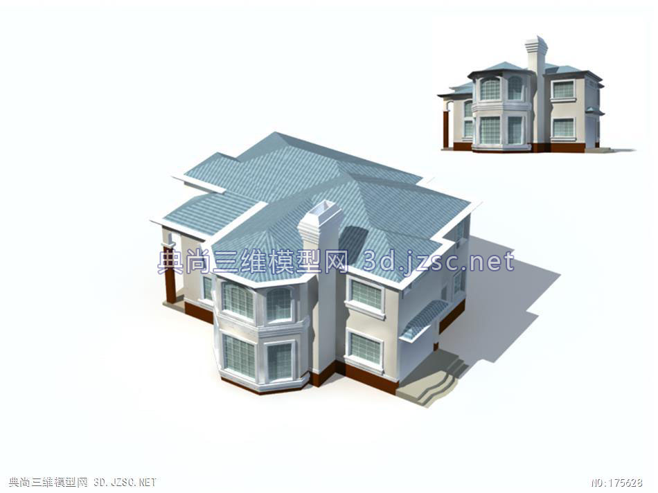 别墅66套(24)-3dmax模型别墅建筑别墅模型3dmax模型