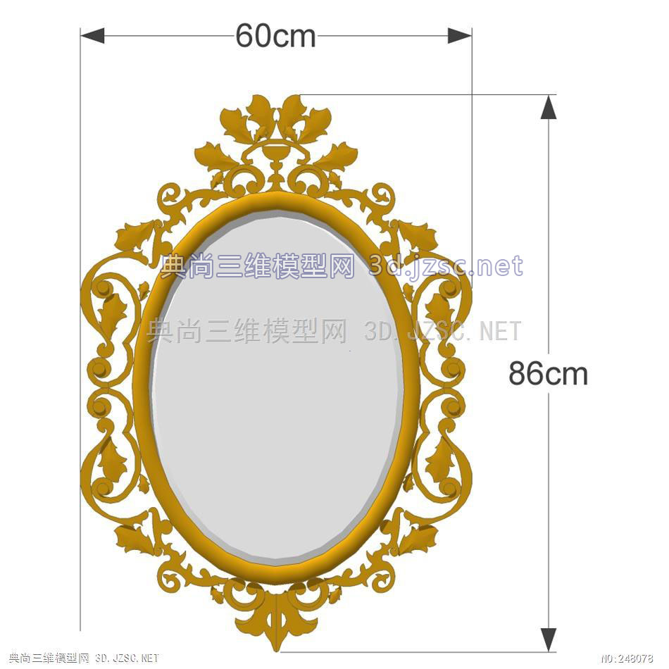 装饰挂镜Wall-Mounting Mirror-010-1