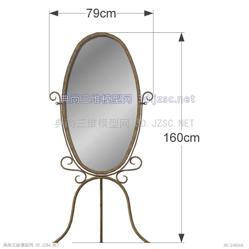 装饰挂镜Wall-Mounting Mirror-015-1