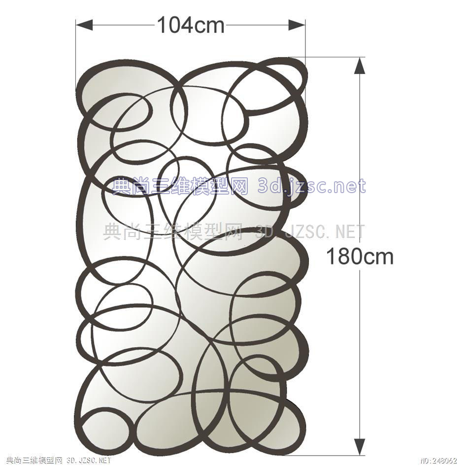 装饰挂镜Wall-Mounting Mirror-018-1