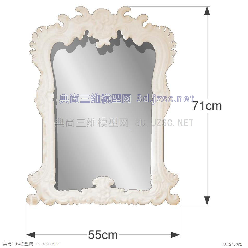 装饰挂镜Wall-Mounting Mirror-003-1