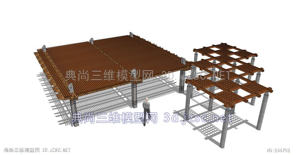 现代廊架亭子花架钢架构筑物按摩棚凉亭铁艺欧式中式