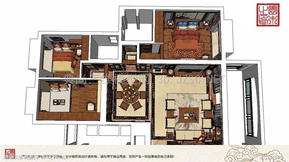 室内整体装修丨三室两厅 (22)