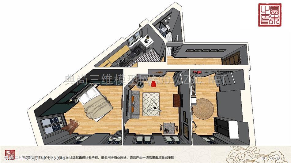 室内整体装修丨两室两厅 (13)