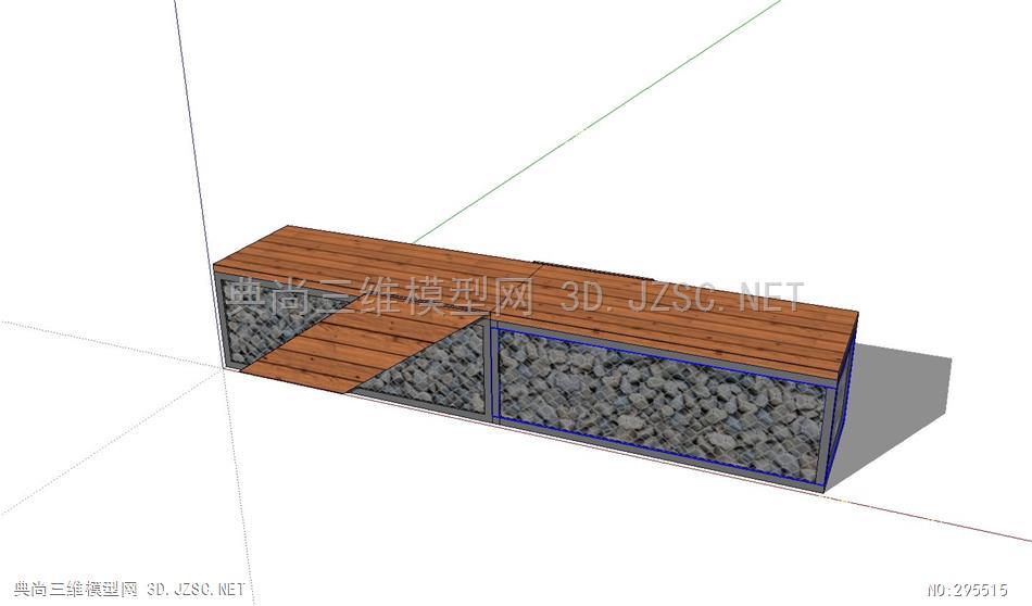 坐凳010凳子休息凳子园林景观凳园林凳子现代凳子su模型