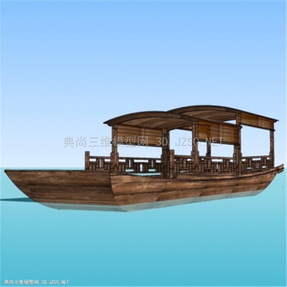 中式乌蓬船，木船，船