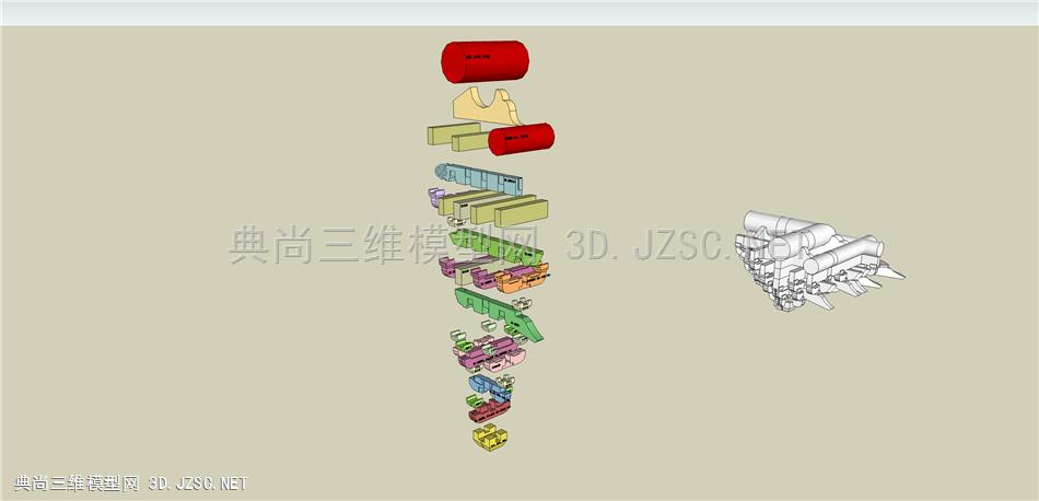 平身科斗拱与转角斗拱详图