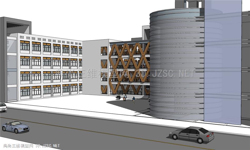 学校场景模型 (5)