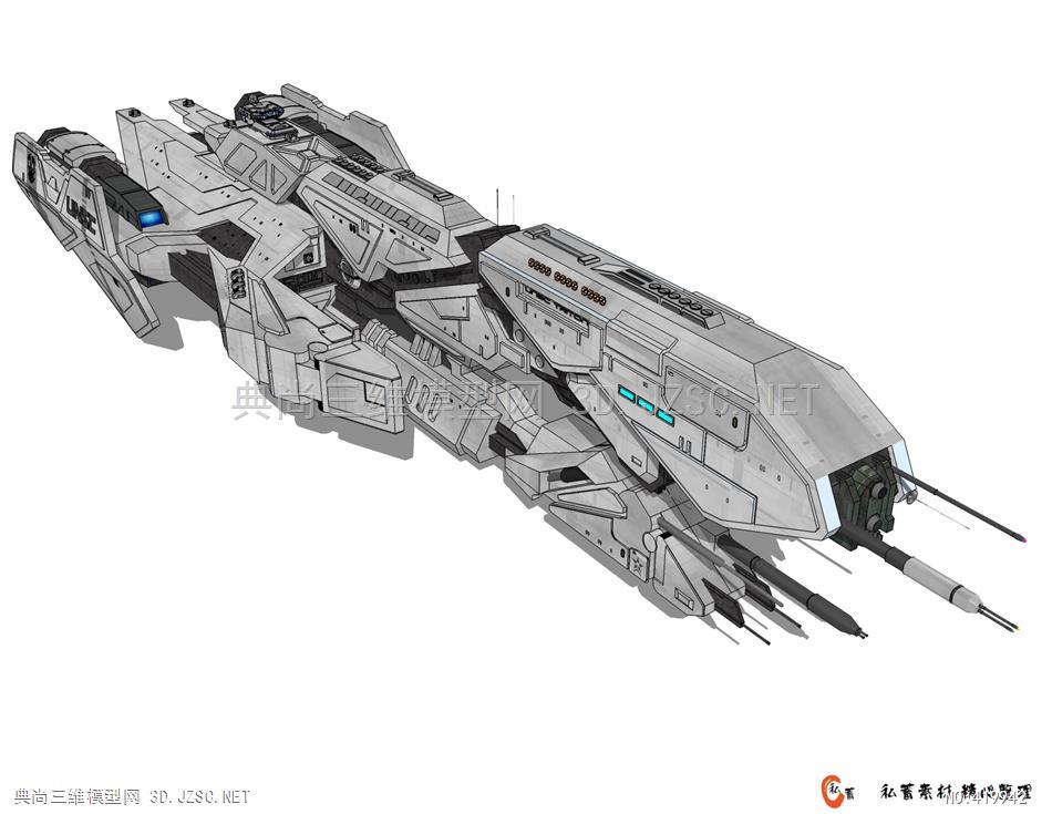 宇宙飞船科幻战舰172su模型