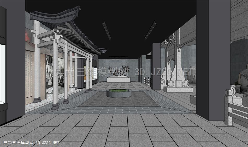 中式展厅、传统文化展馆