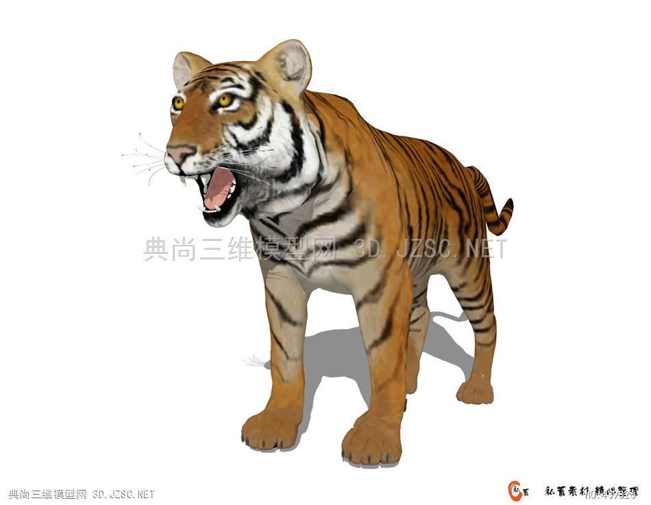 3d动物-老虎 (2)su模型