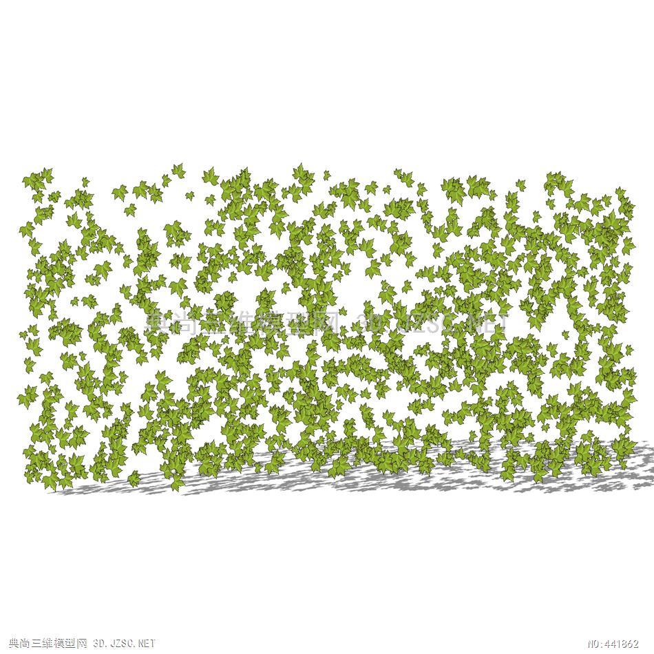 藤本藤蔓攀爬植物32su模型
