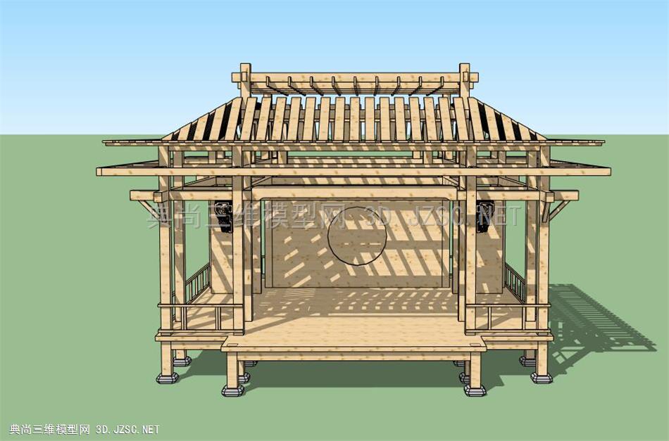 中式戏楼