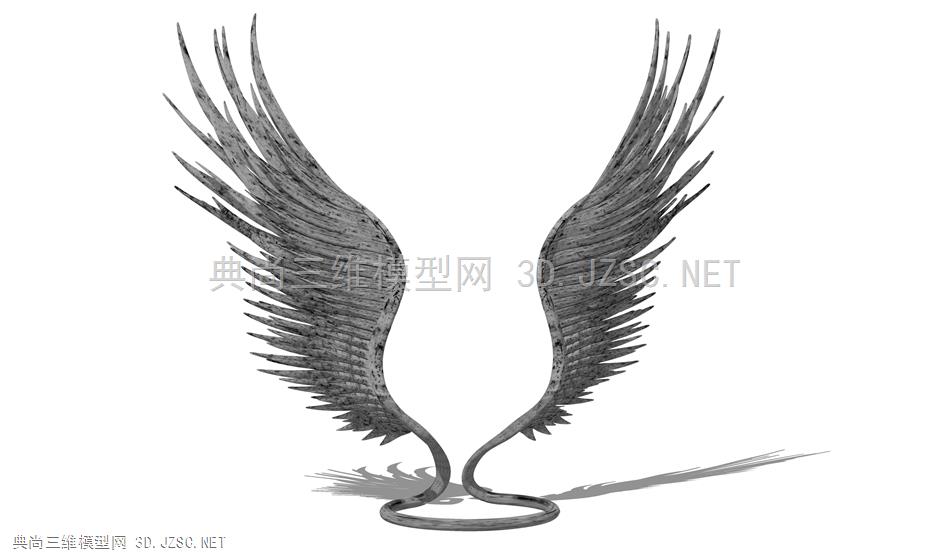 翅膀雕塑