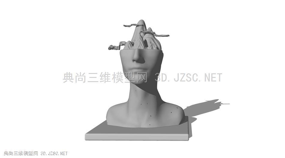 新中式人物雕塑艺术1