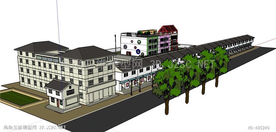 商业街Commercial street 幼儿园kindergarten 建筑设计Architect