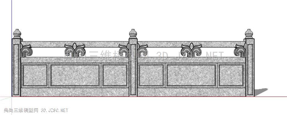 石围栏 桥围栏 石栏杆02