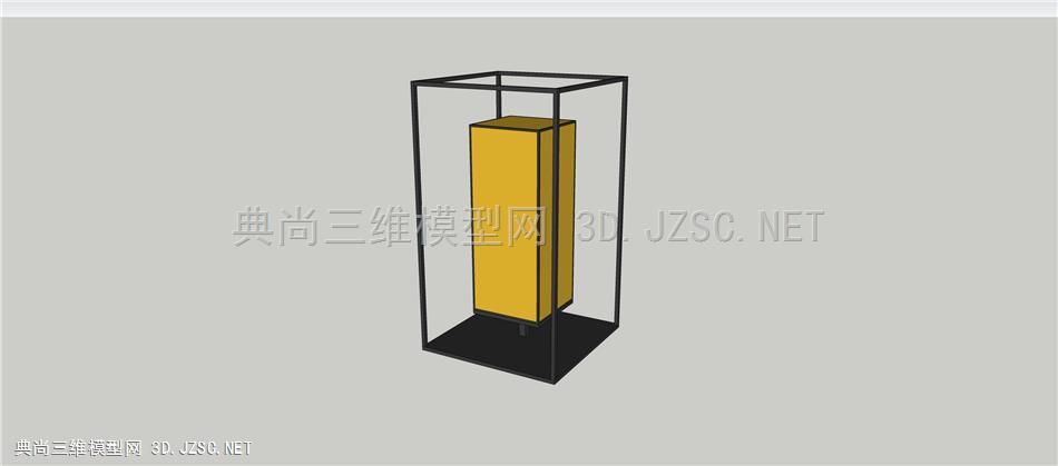  景观灯 SU模型 新中式灯具 新中式草坪灯 极简 现代灯