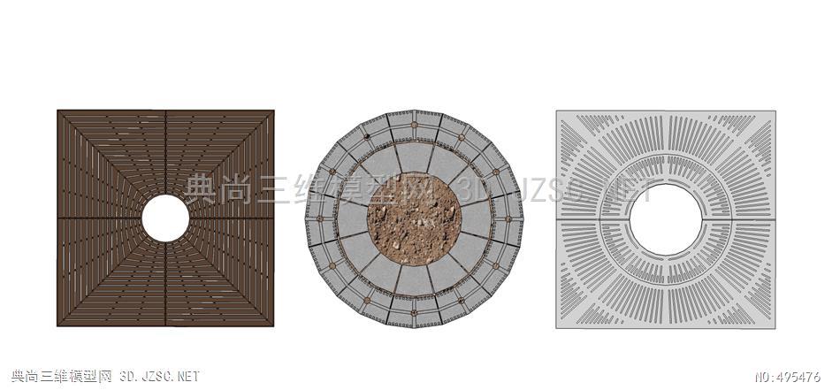 现代树篦子 (8)su模型 树池su模型