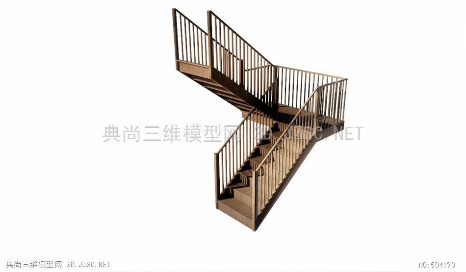 全部素材 室内小品3d模型 室内小品风格 室内小品  室内木质剪刀楼梯
