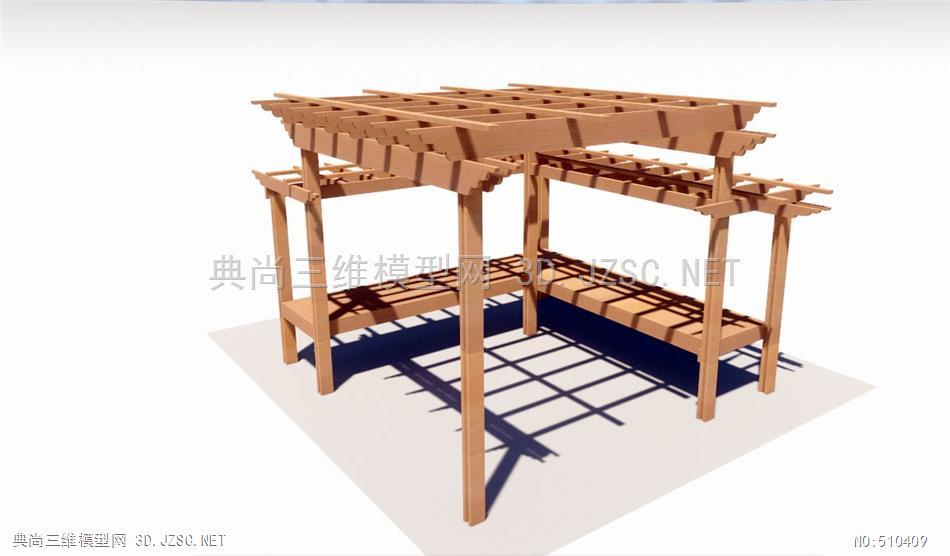 木制花架廊架庭院单品