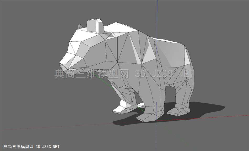 折纸、动物、雕塑、熊