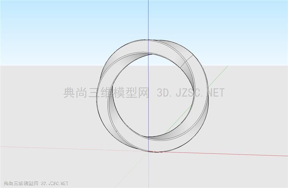 雕塑、圆、环