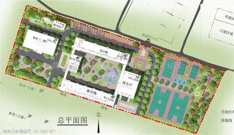 盱城小学模型