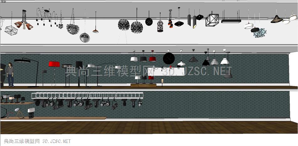 现代家具灯具SU模型