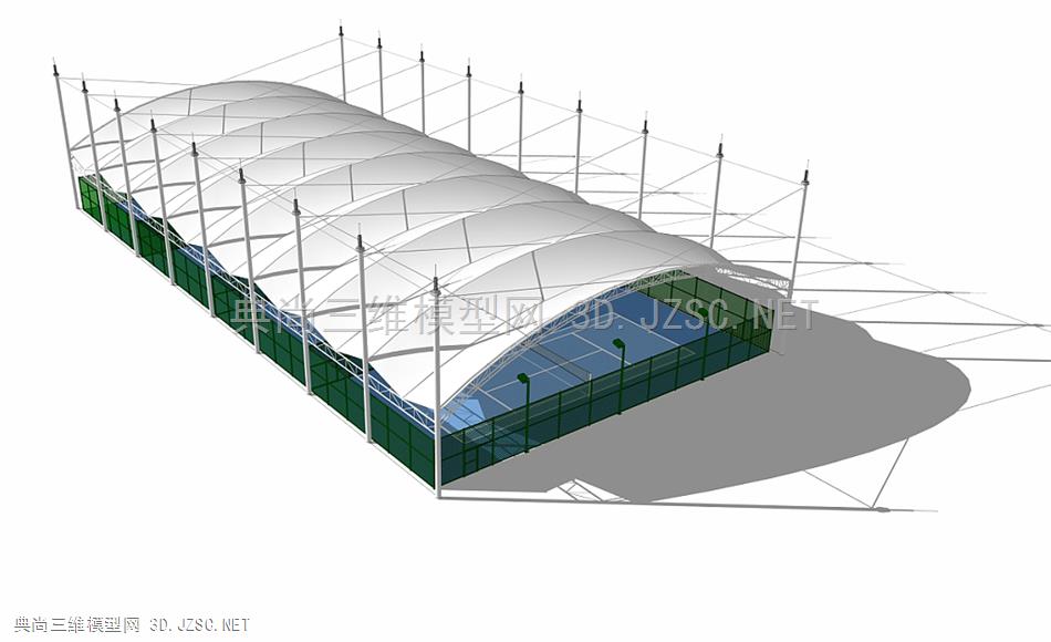网球场遮雨棚