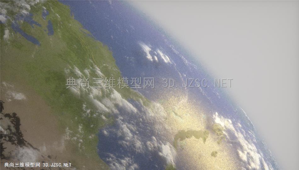 地球 c4d模型